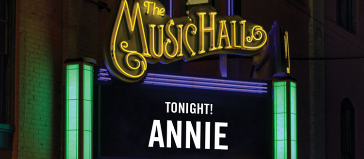 Annie is Coming to The Music Hall!