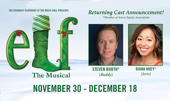 Buddy and Jovie are back: The 2018 Leads for Elf The Musical will reprise their roles
