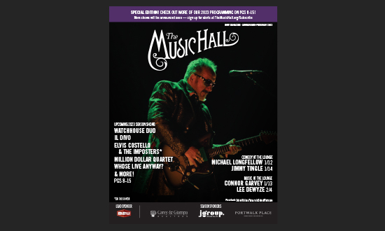 January/Mid-February 2023: The Music Hall's Digital Magazine